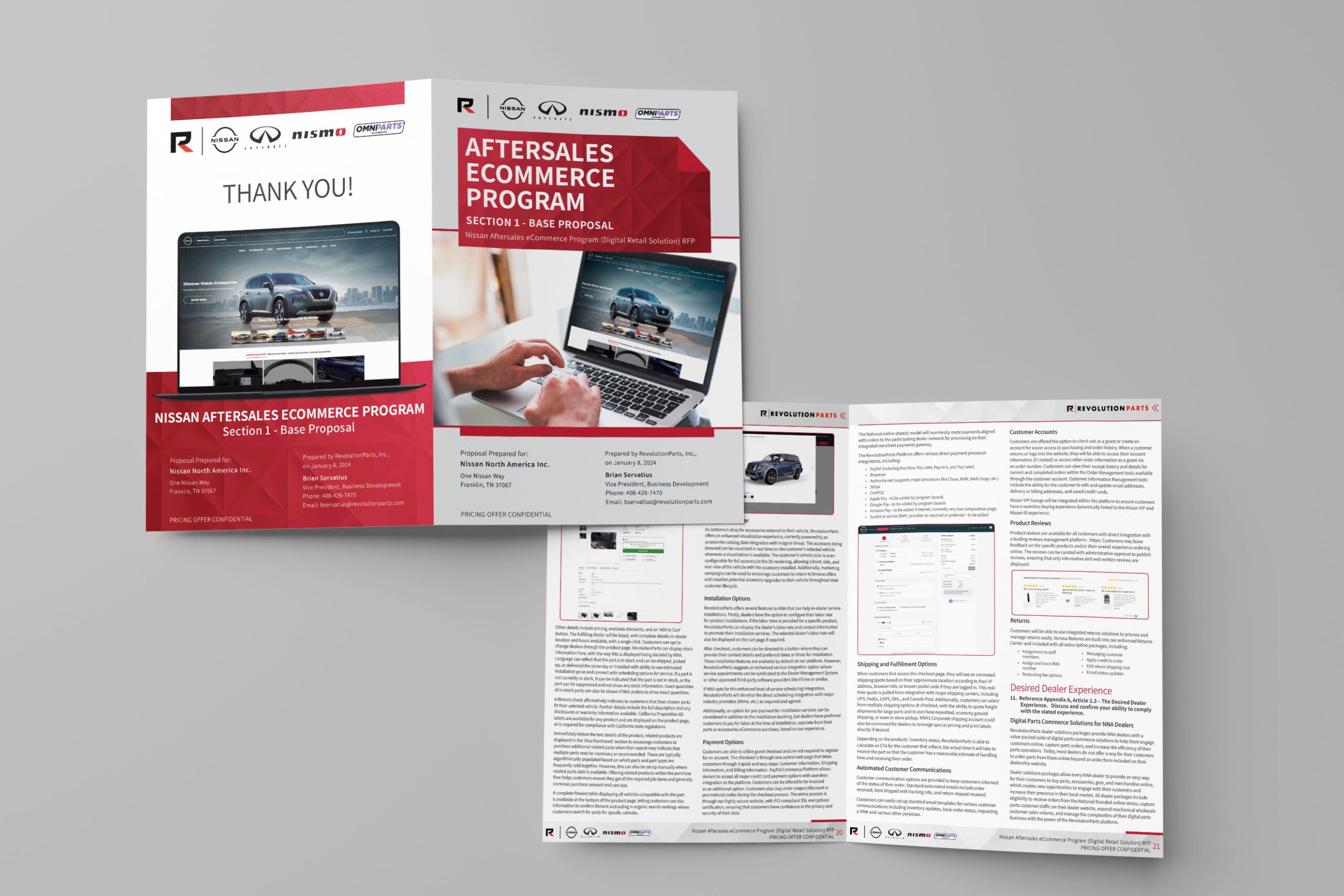 Aftersales eCommerce Program brochure for RevolutionParts