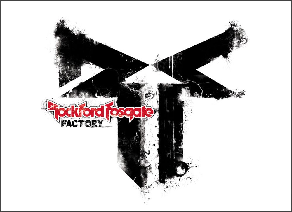 Rockford Fosgate Factory distressed logo mark