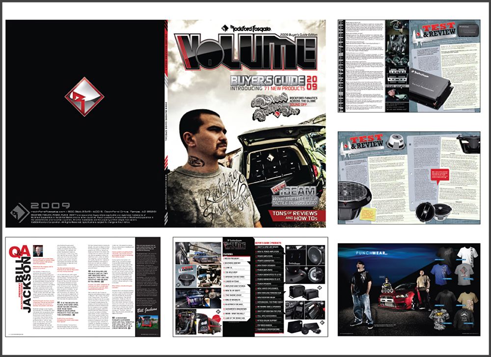 Rockford Fosgate Volume catalog spreads