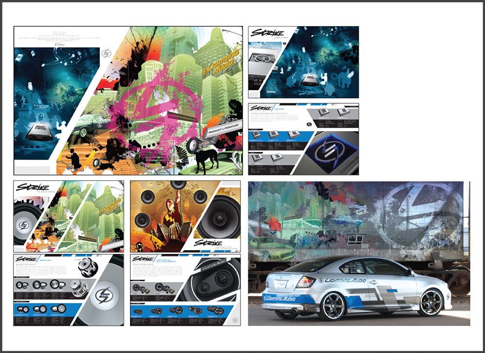 Rockford Fosgate lifestyle campaign spreads