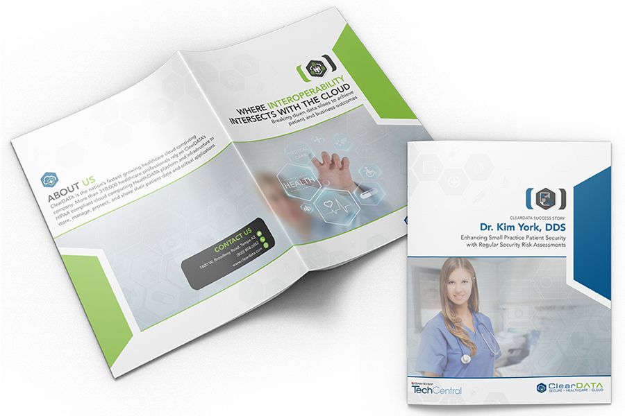 ClearDATA trifold brochure
